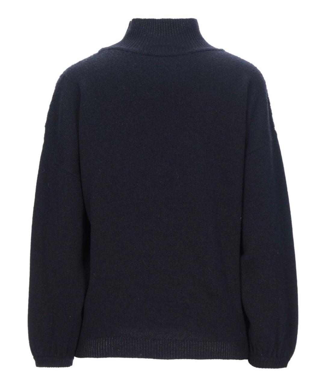 PESERICO Темно-синий шерстяной джемпер / свитер, фото 2