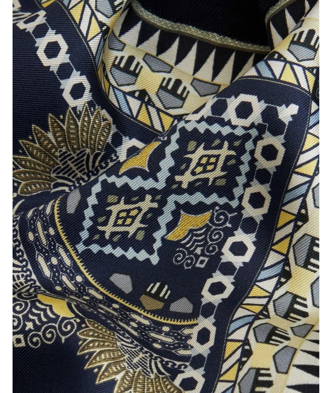 ETRO Темно-синяя юбка миди, фото 4