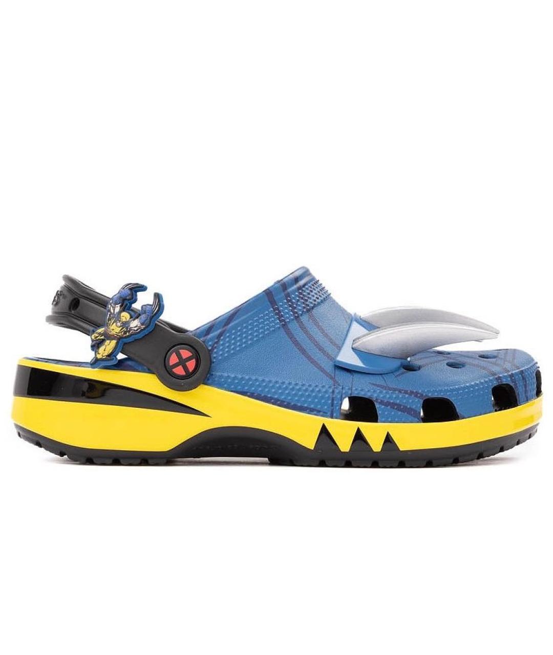 CROCS Синие резиновые шлепанцы, фото 1