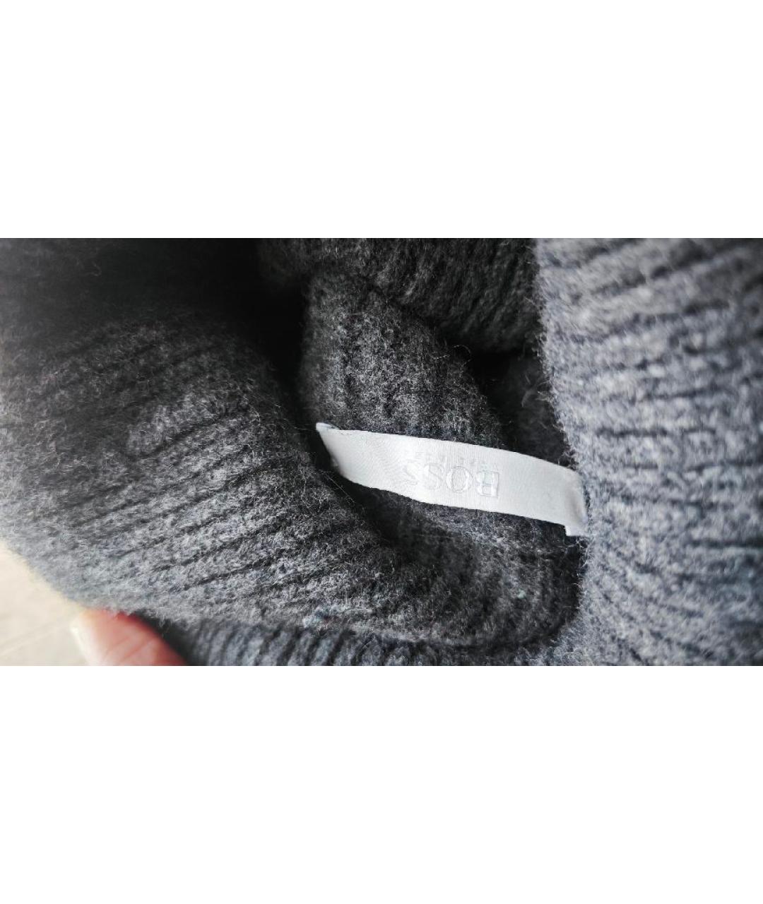 HUGO BOSS Серый джемпер / свитер, фото 3