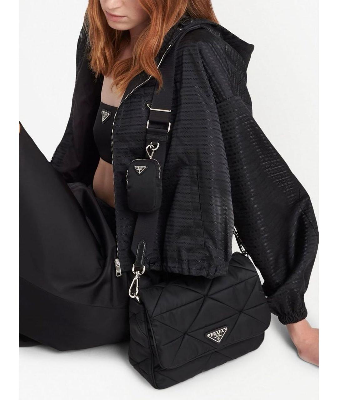 PRADA Черная сумка через плечо, фото 6