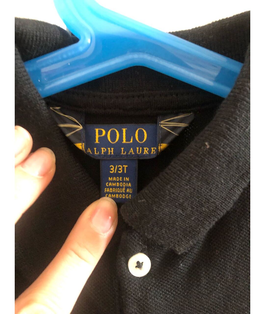POLO RALPH LAUREN Черный хлопковый футболка / топ, фото 4