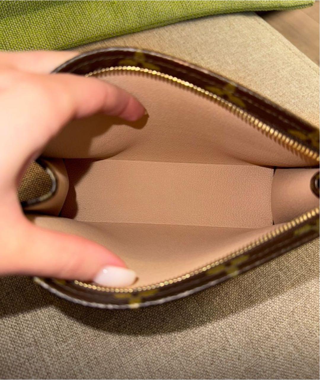 LOUIS VUITTON Коричневая косметичка, фото 2