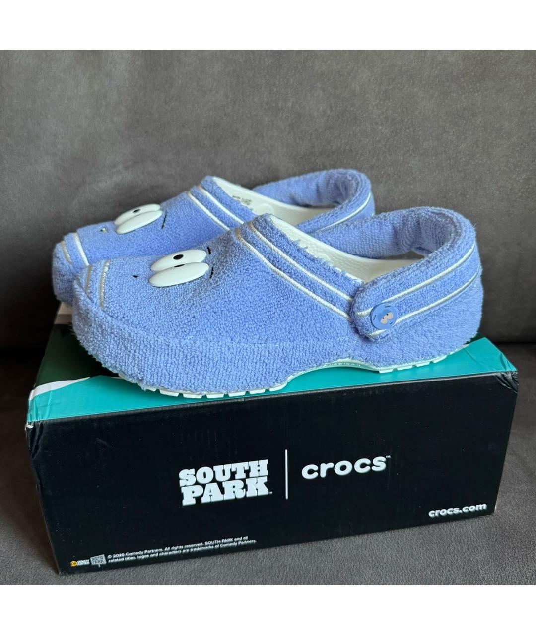 CROCS Фиолетовые резиновые сабо, фото 4