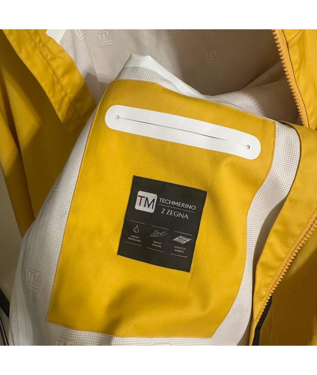 ZZEGNA Горчичная шерстяная куртка, фото 6