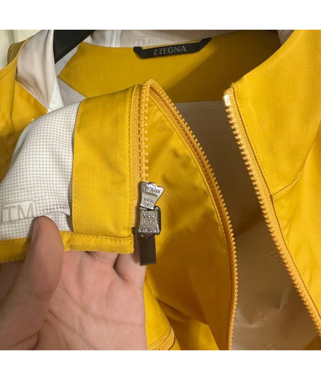 ZZEGNA Горчичная шерстяная куртка, фото 8