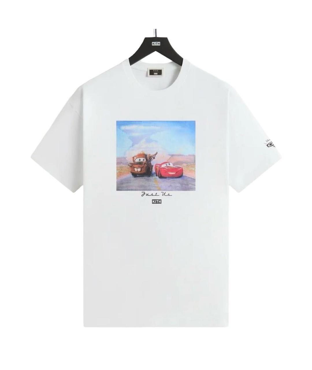 KITH Белая хлопковая футболка, фото 7