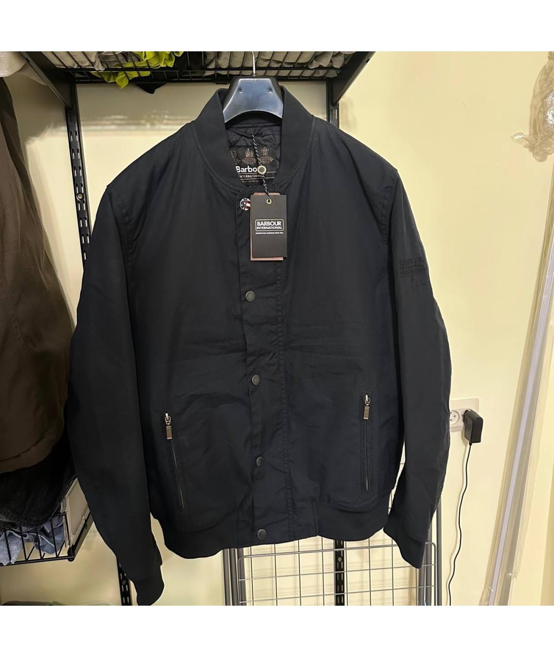 BARBOUR Темно-синяя хлопковая куртка, фото 9