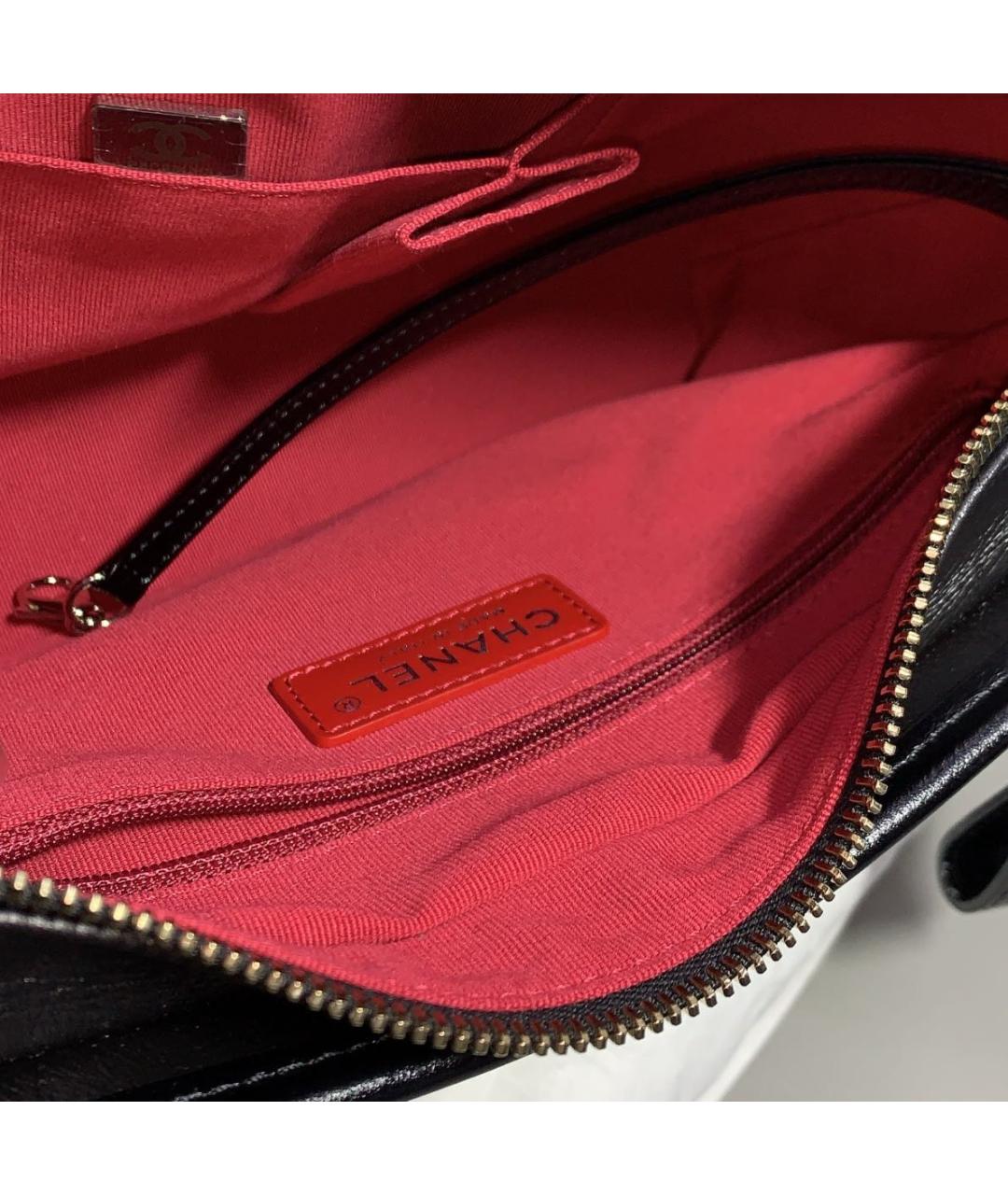 CHANEL Черная кожаная сумка тоут, фото 8