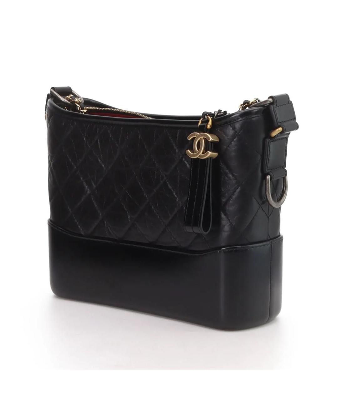 CHANEL Черная кожаная сумка тоут, фото 2