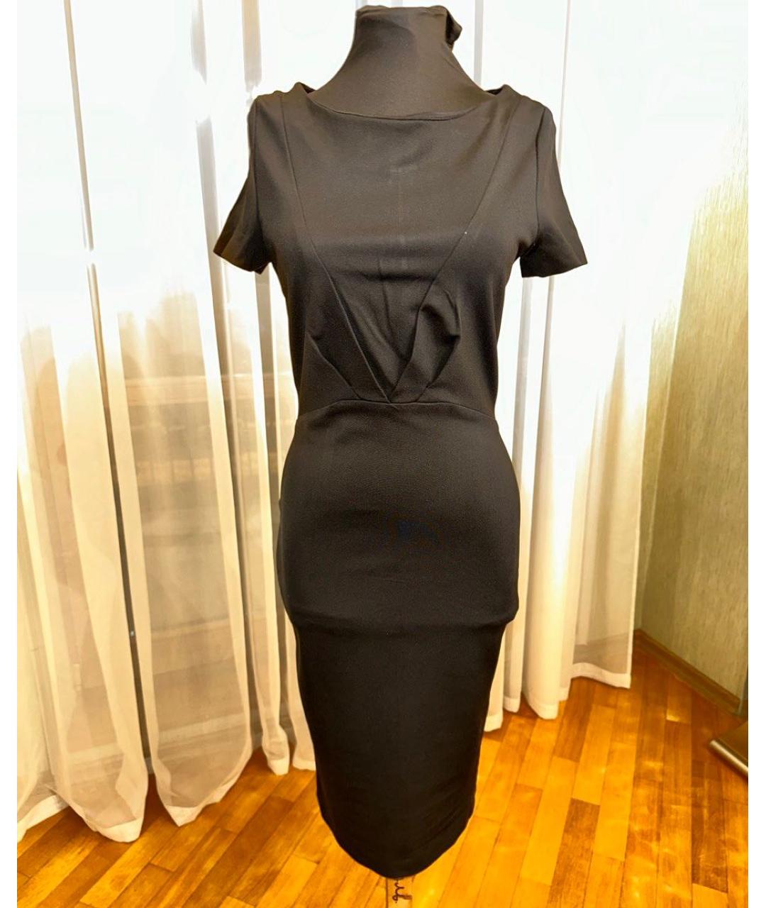 ESCADA Черное повседневное платье, фото 4