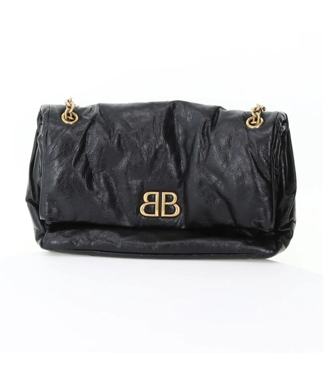 BALENCIAGA Черная кожаная сумка с короткими ручками, фото 8