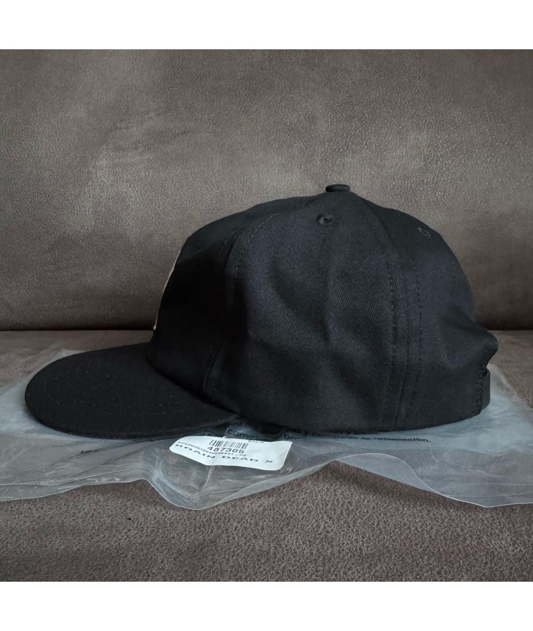 Brain Dead Черная хлопковая кепка, фото 3