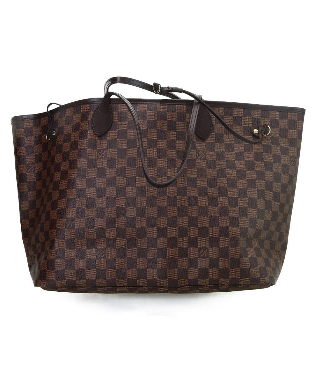 LOUIS VUITTON Коричневая сумка тоут, фото 1