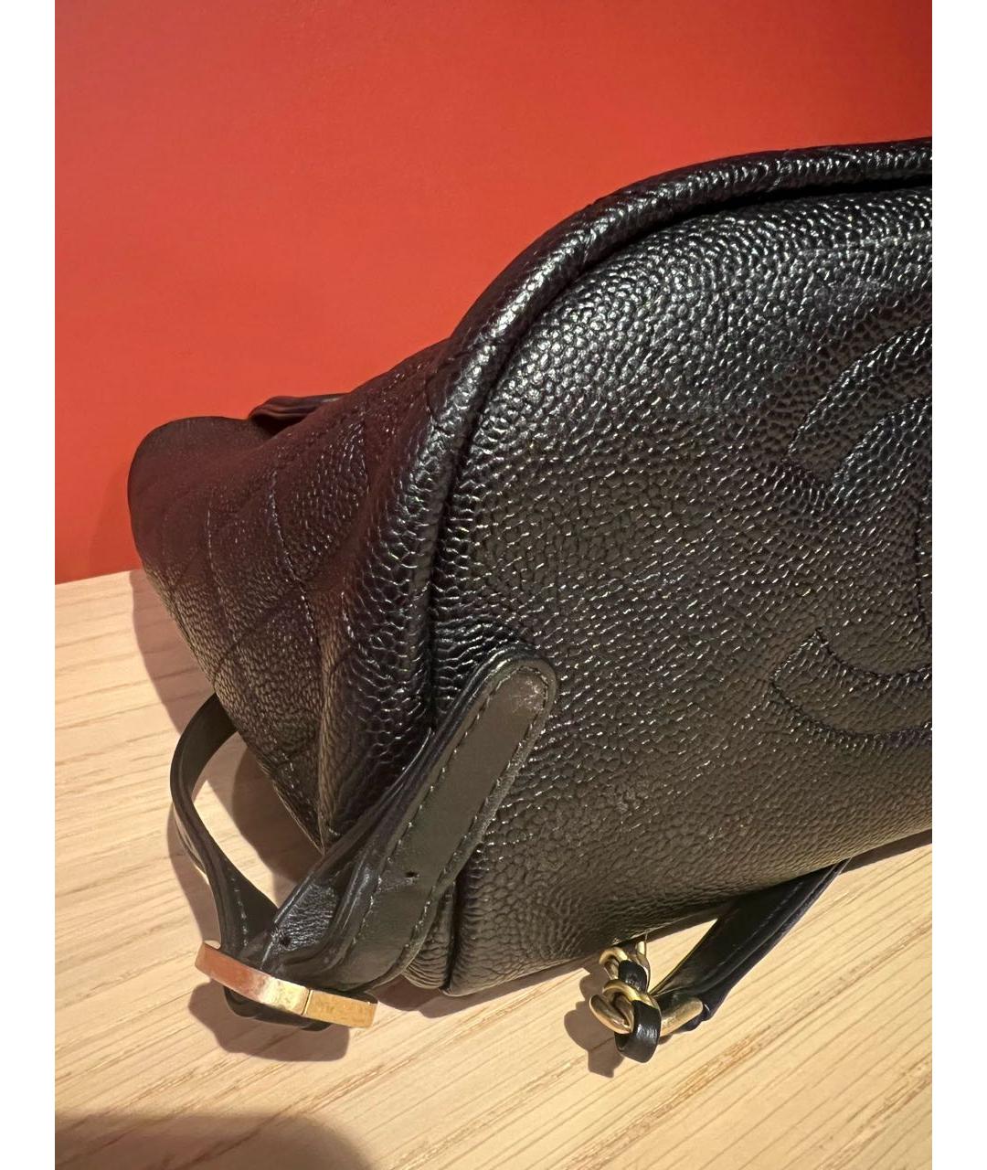 CHANEL Черный кожаный рюкзак, фото 8