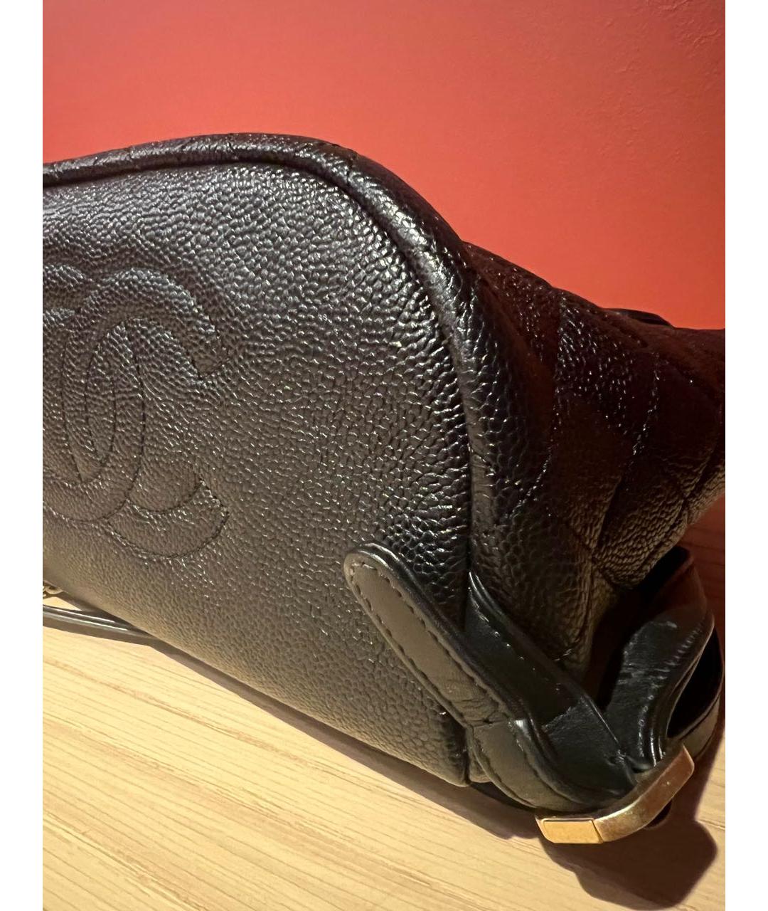 CHANEL Черный кожаный рюкзак, фото 7