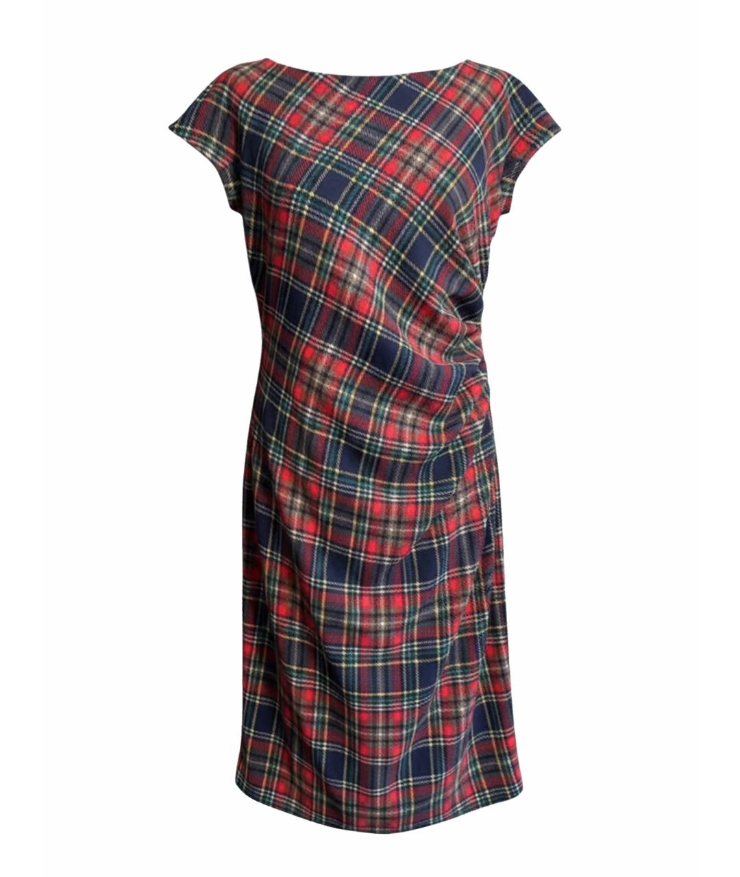 MAX MARA Красное полиэстеровое повседневное платье, фото 1