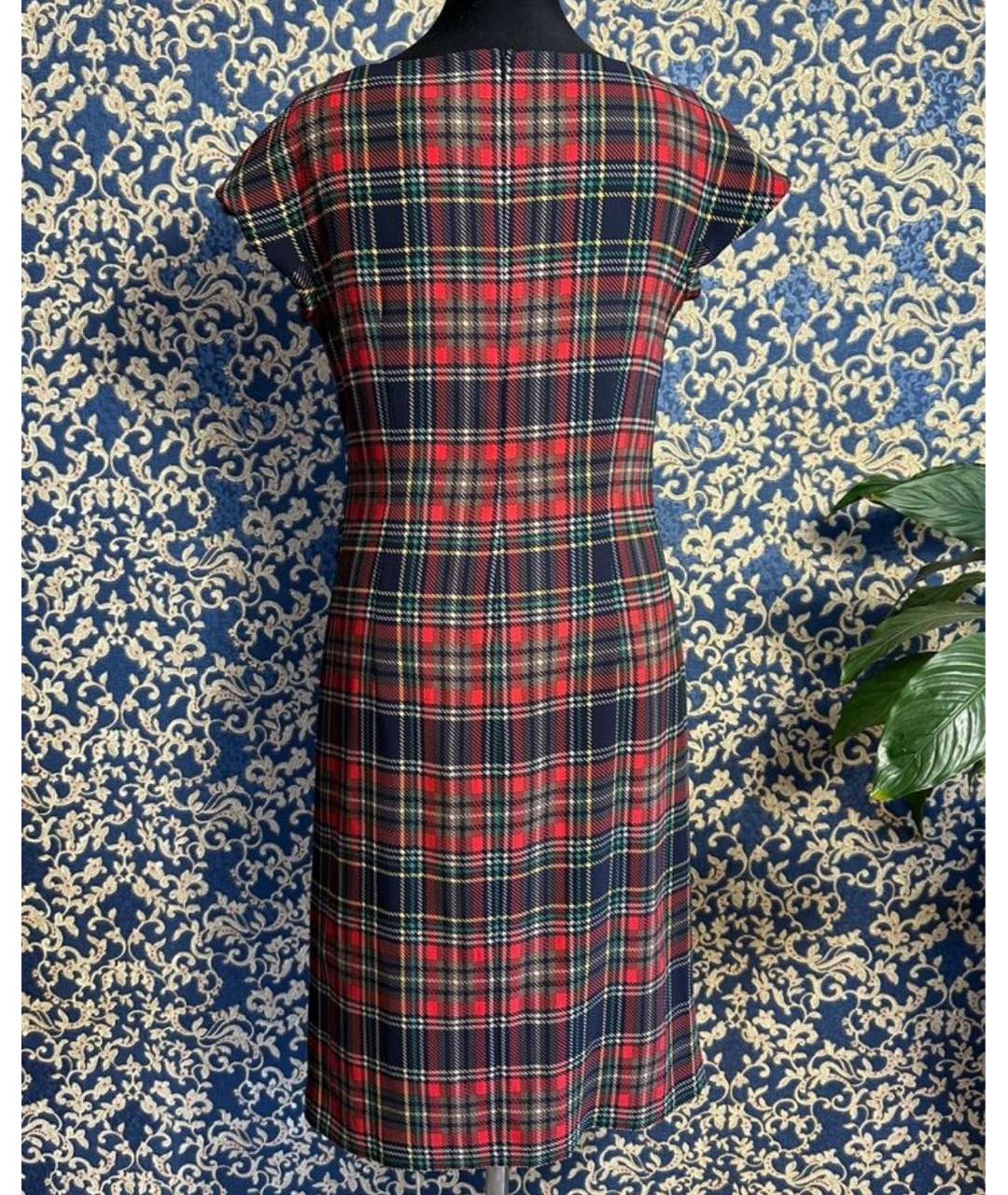 MAX MARA Красное полиэстеровое повседневное платье, фото 2