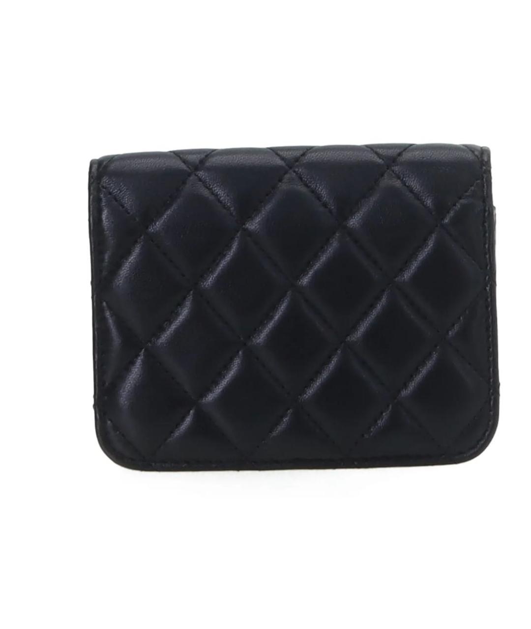 CHANEL Черная кожаная сумка через плечо, фото 2