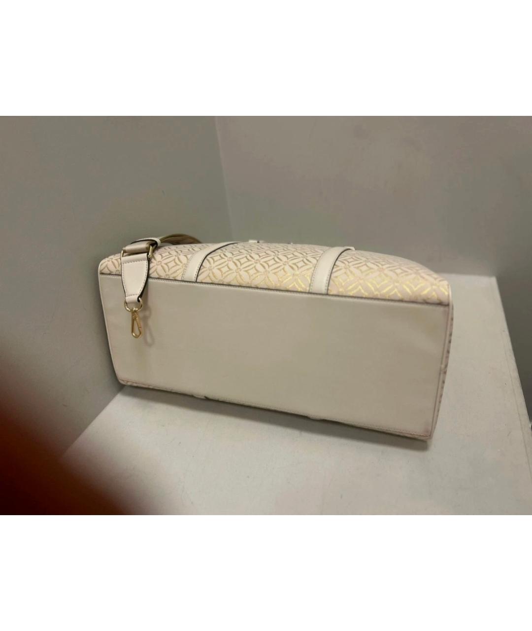 MICHAEL KORS Бежевая жаккардовая дорожная/спортивная сумка, фото 3