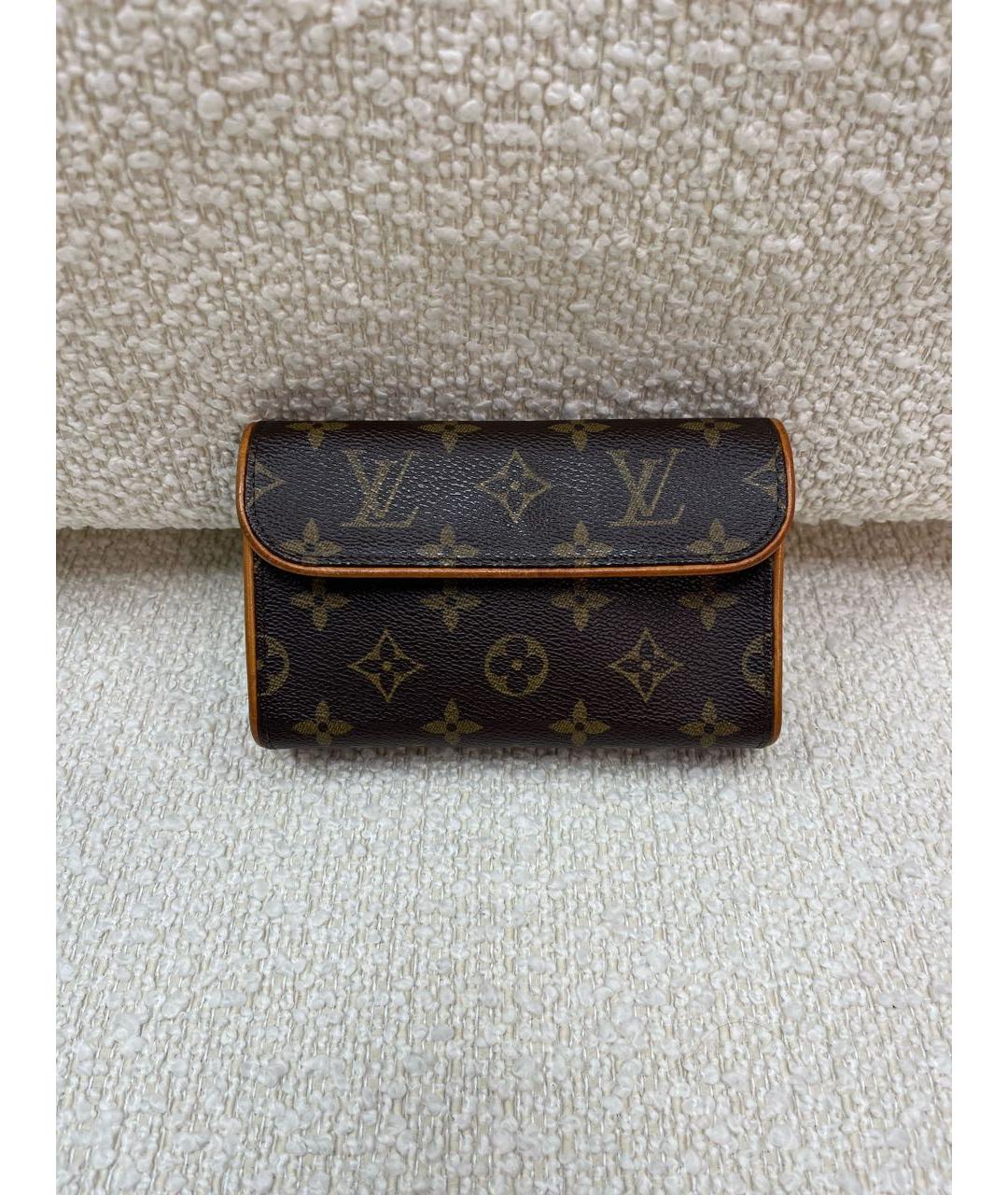 LOUIS VUITTON Коричневая поясная сумка, фото 9