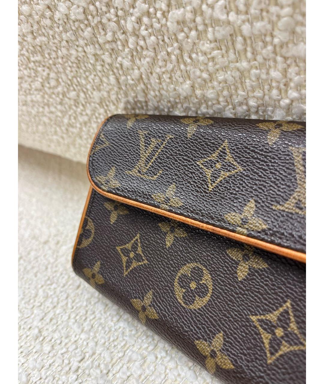 LOUIS VUITTON Коричневая поясная сумка, фото 8