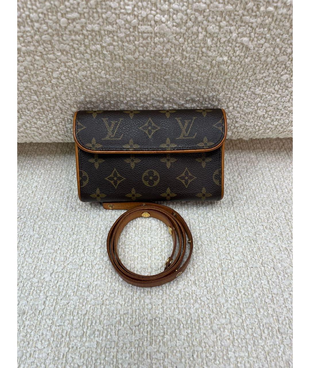 LOUIS VUITTON Коричневая поясная сумка, фото 6