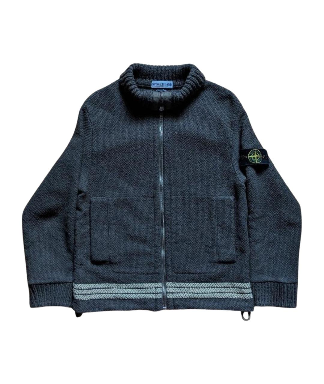 STONE ISLAND Коричневая шерстяная куртка, фото 1