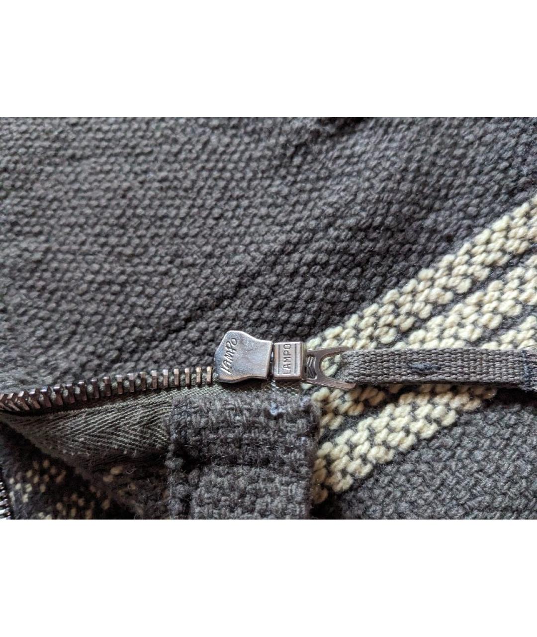 STONE ISLAND Коричневая шерстяная куртка, фото 3