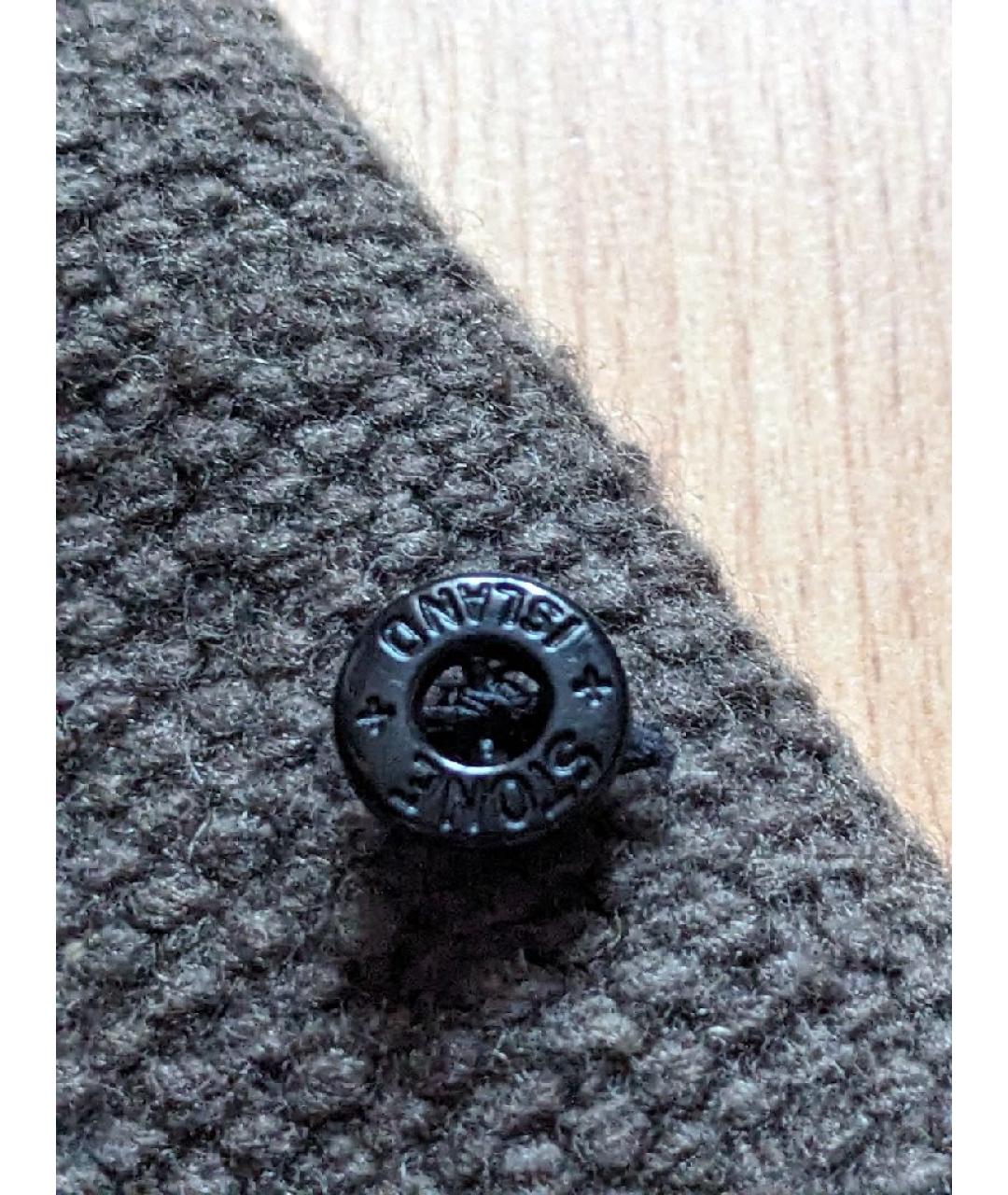 STONE ISLAND Коричневая шерстяная куртка, фото 7