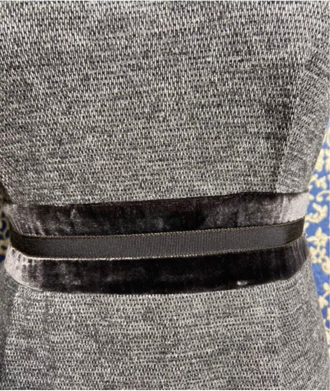 MAX MARA Коричневое шерстяное повседневное платье, фото 5