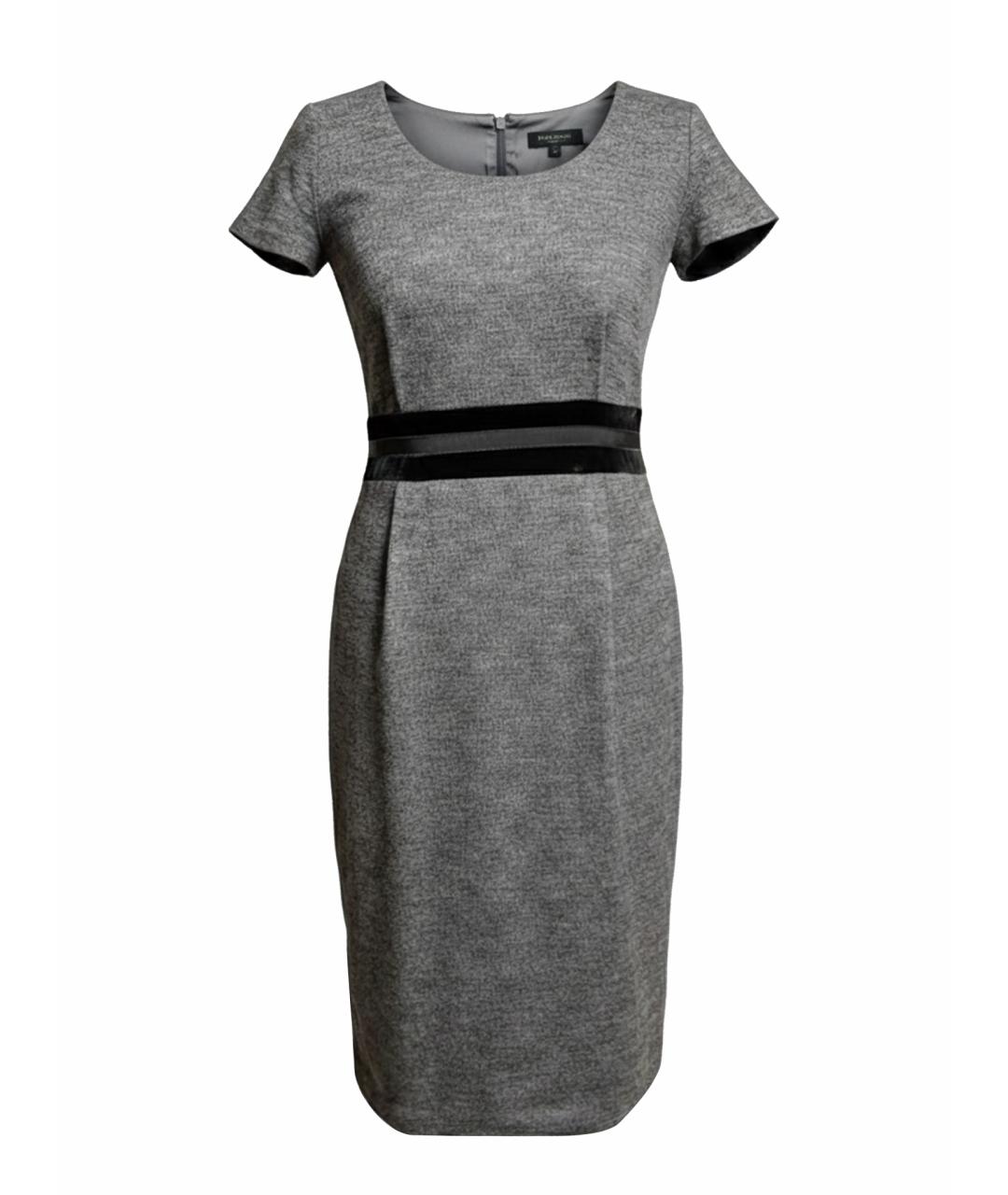 MAX MARA Коричневое шерстяное повседневное платье, фото 1