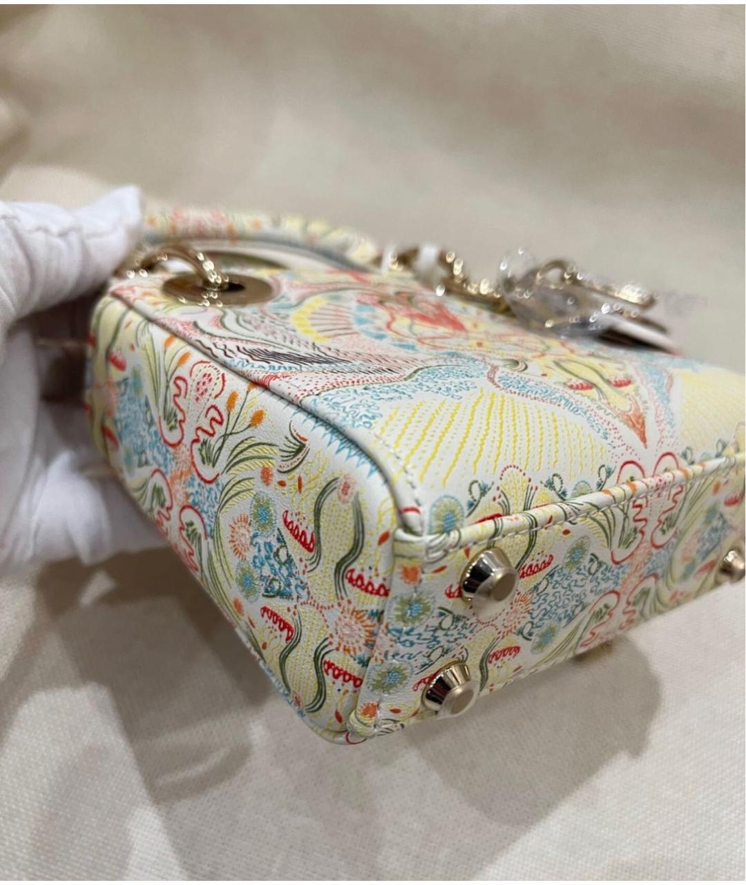 CHRISTIAN DIOR Мульти кожаная сумка с короткими ручками, фото 3