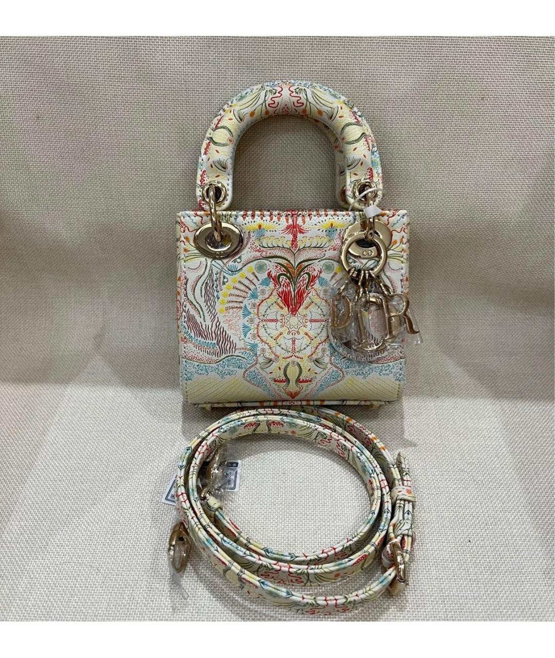 CHRISTIAN DIOR Мульти кожаная сумка с короткими ручками, фото 2