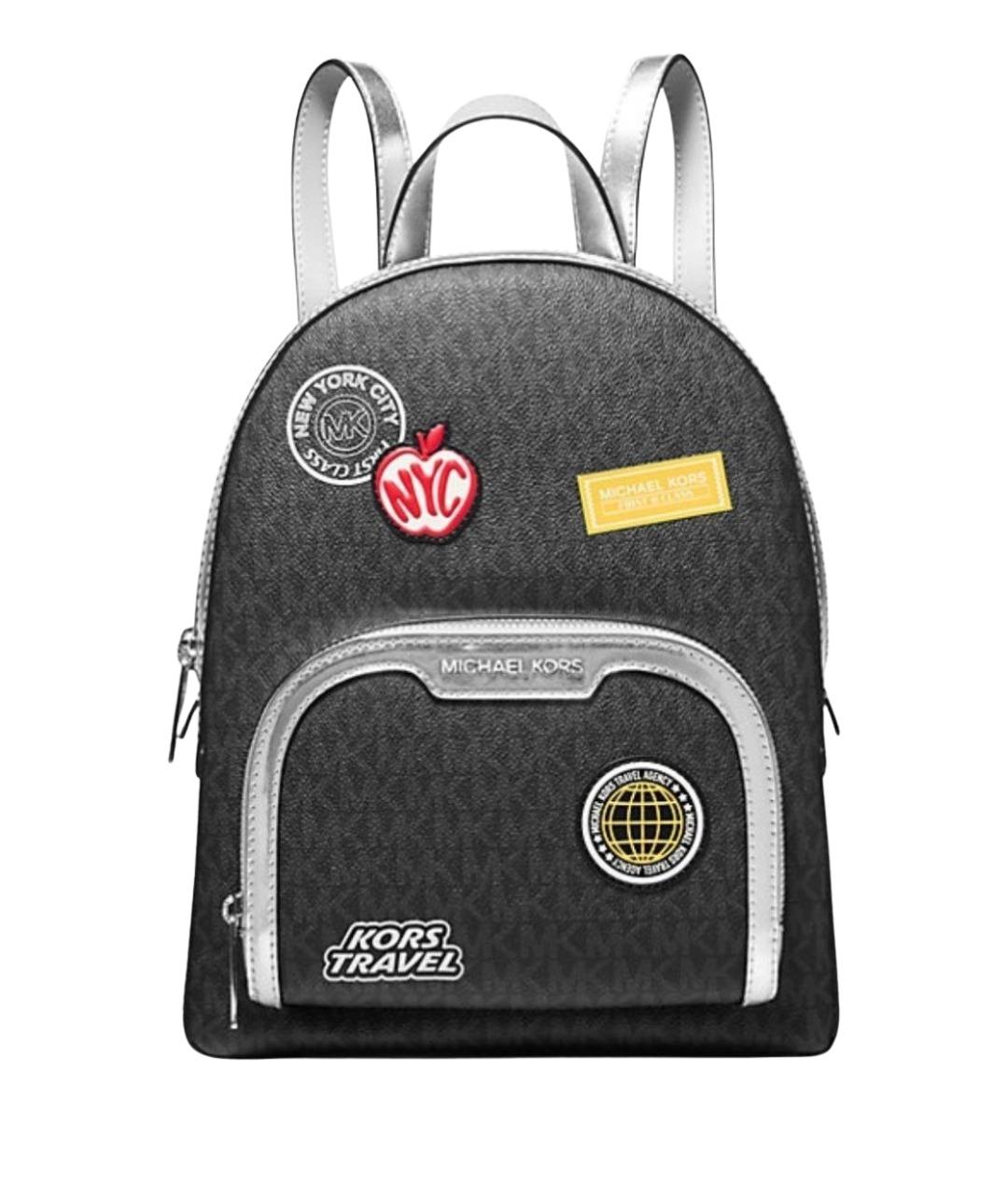 MICHAEL KORS Черный рюкзак из искусственной кожи, фото 1