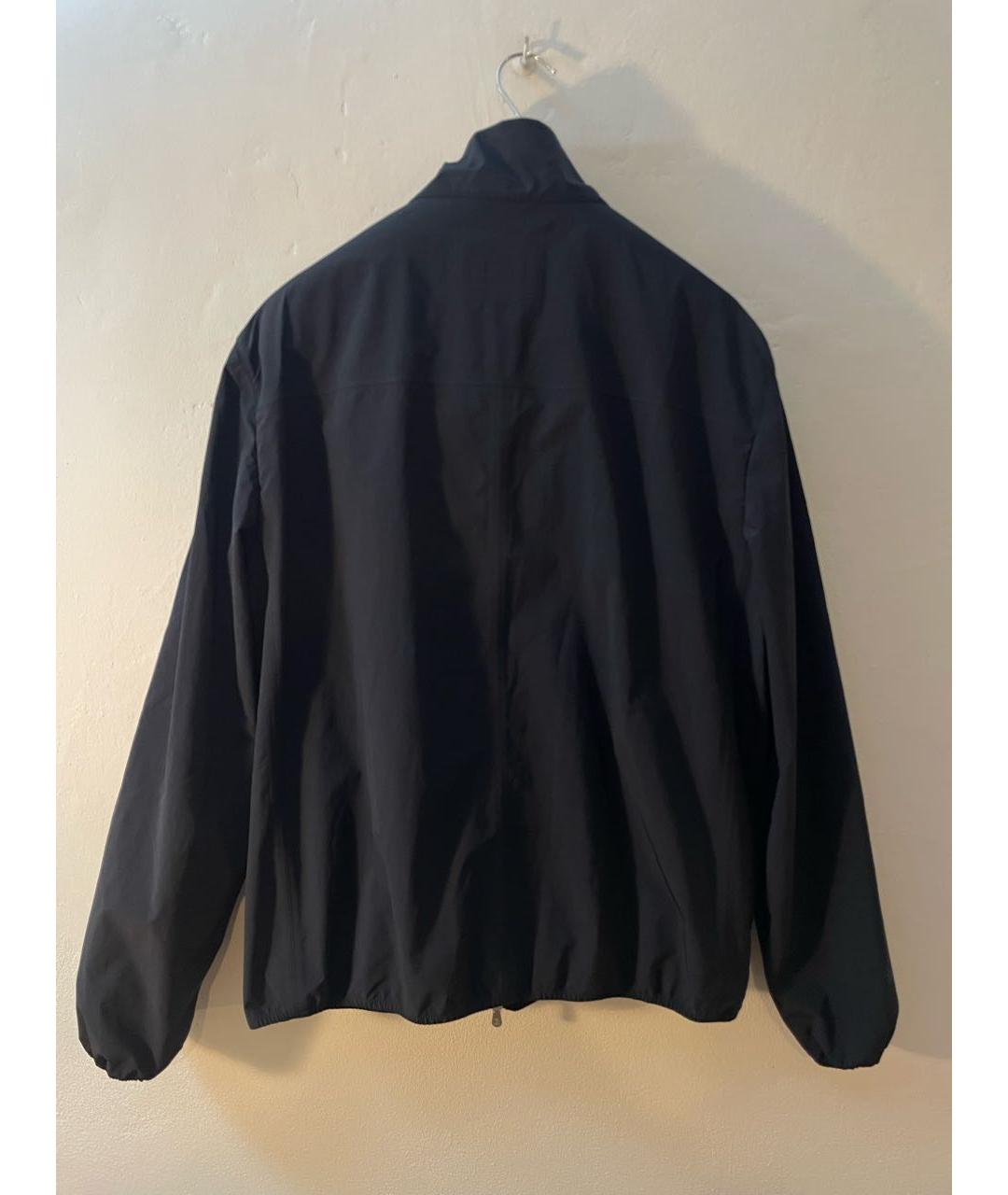 BRUNELLO CUCINELLI Темно-синяя полиэстеровая куртка, фото 2