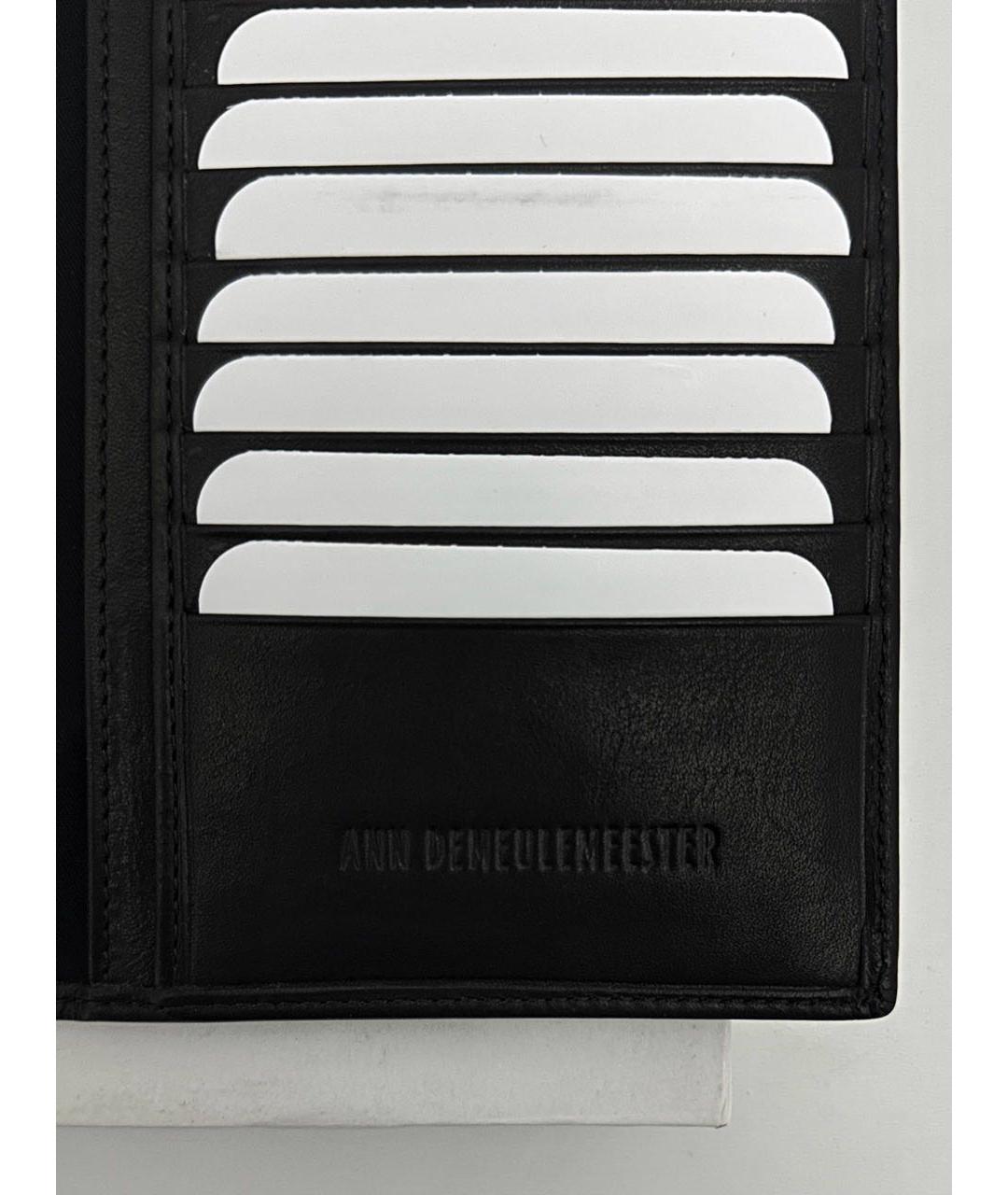 ANN DEMEULEMEESTER Черный кошелек, фото 4