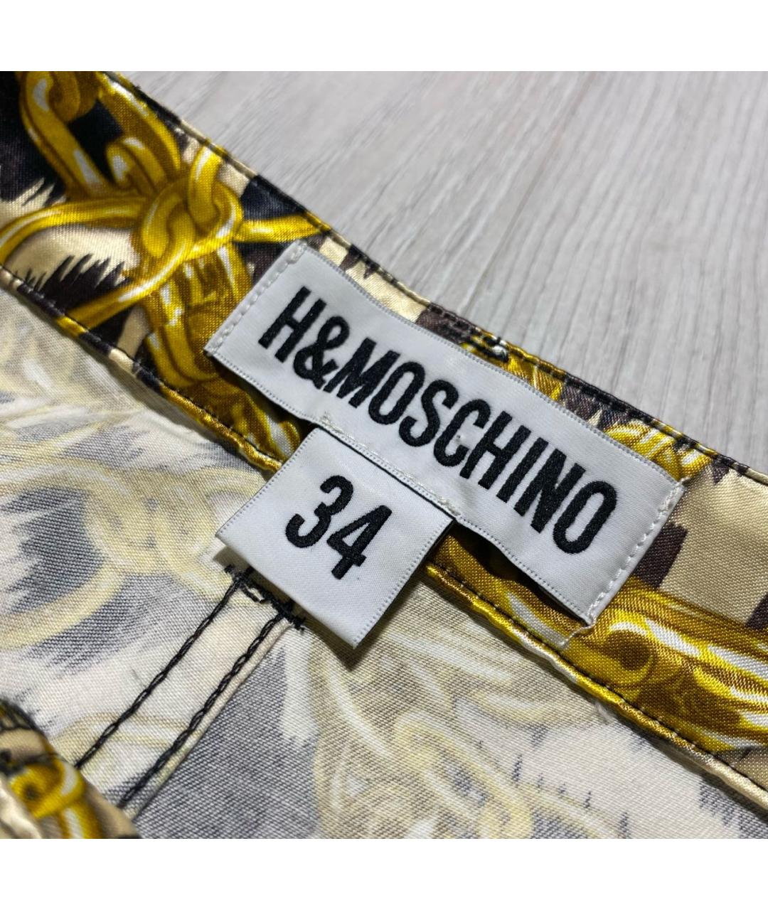MOSCHINO Мульти брюки узкие, фото 4
