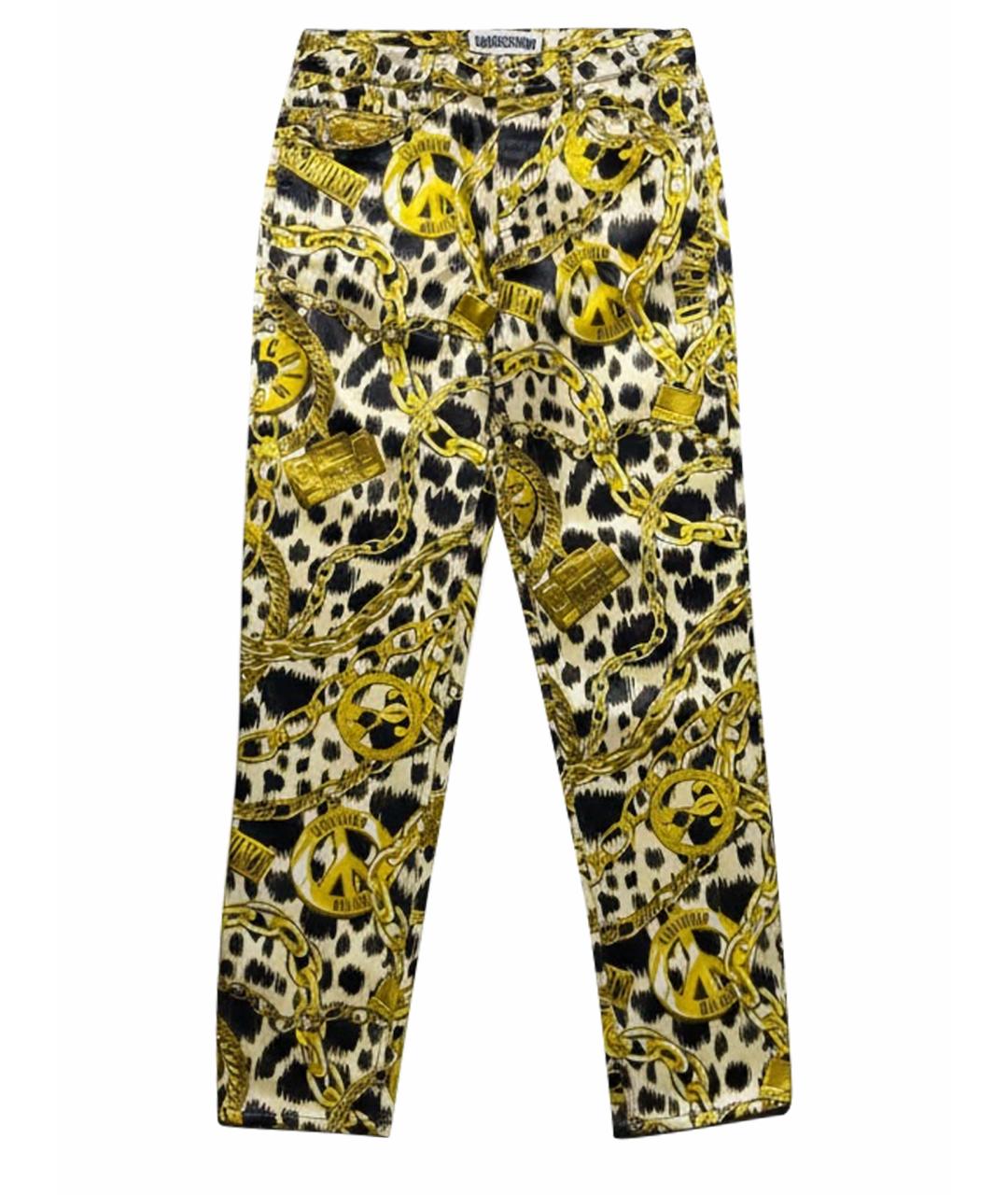 MOSCHINO Мульти брюки узкие, фото 1