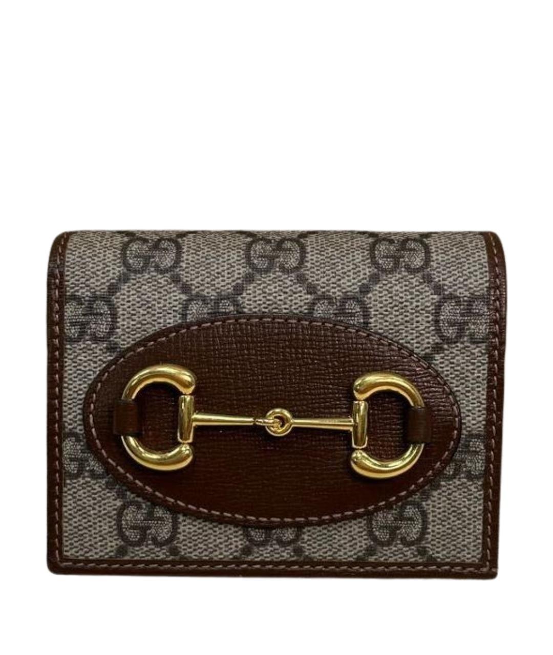 GUCCI Коричневая деним сумка через плечо, фото 1