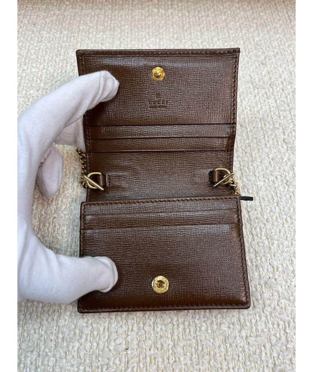 GUCCI Коричневая деним сумка через плечо, фото 4