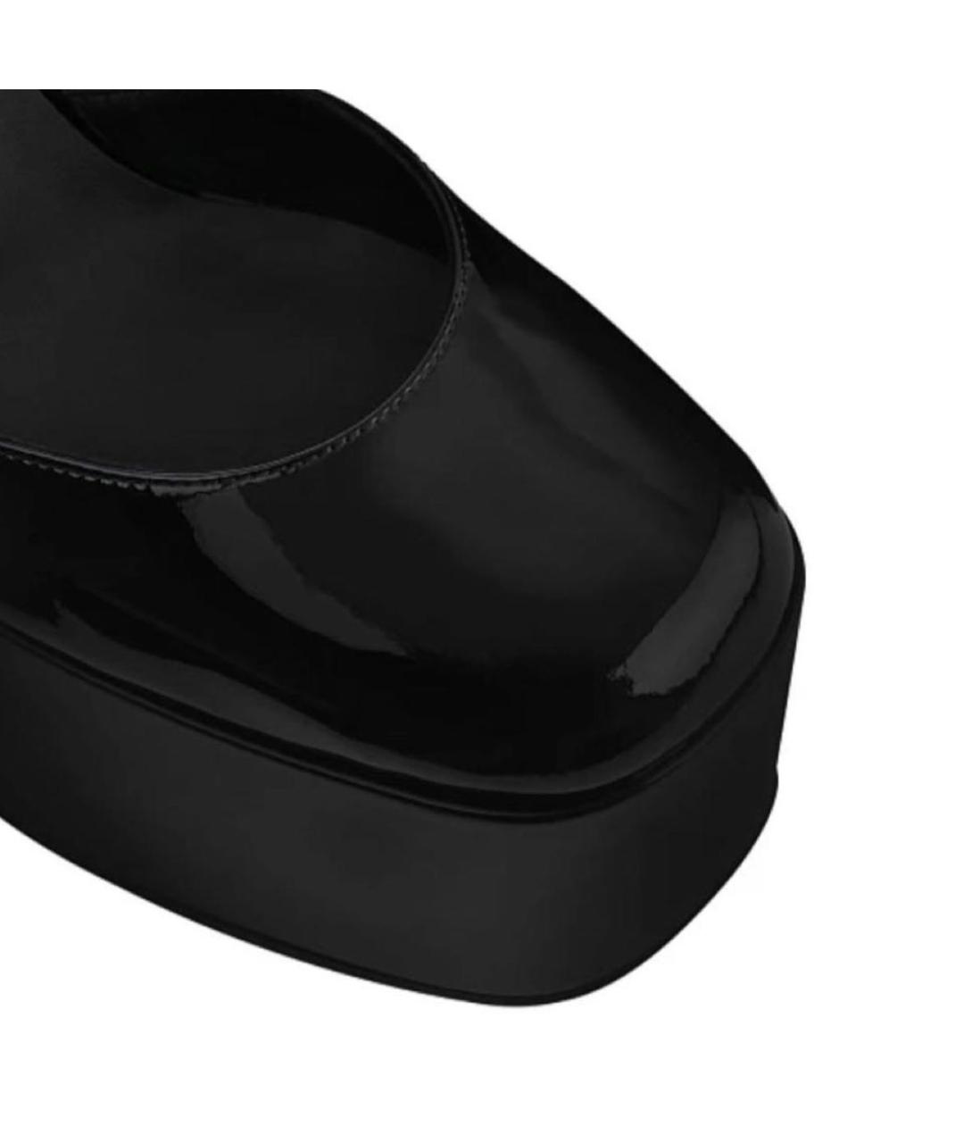 LE SILLA Черные туфли из лакированной кожи, фото 4