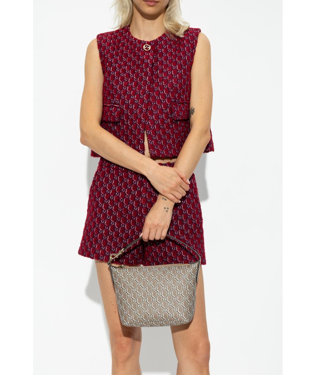 GUCCI Коричневая сумка с короткими ручками, фото 2