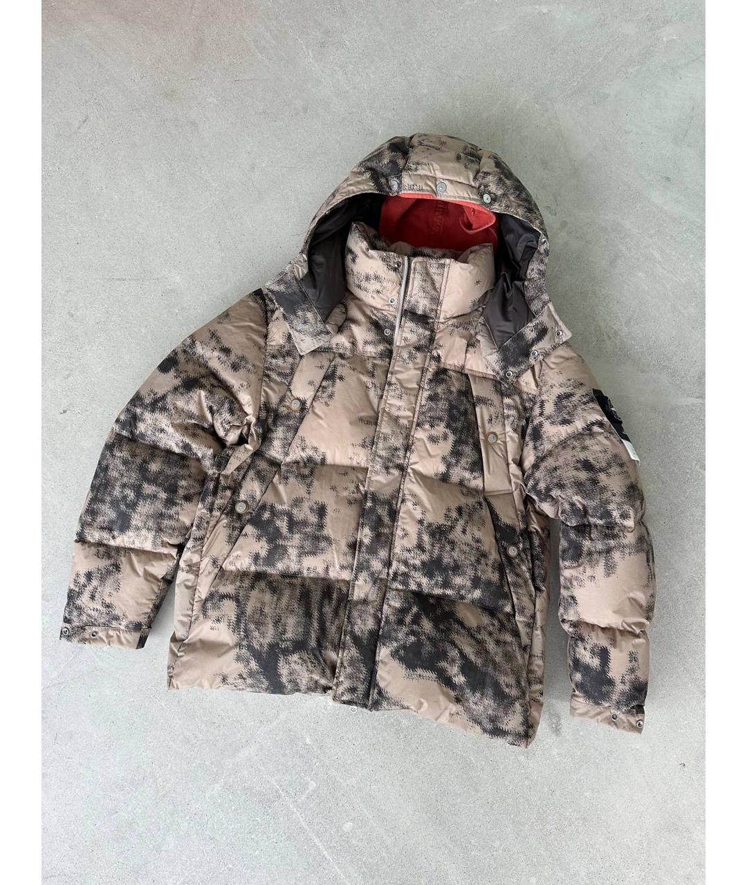 STONE ISLAND Хаки пуховик, фото 5