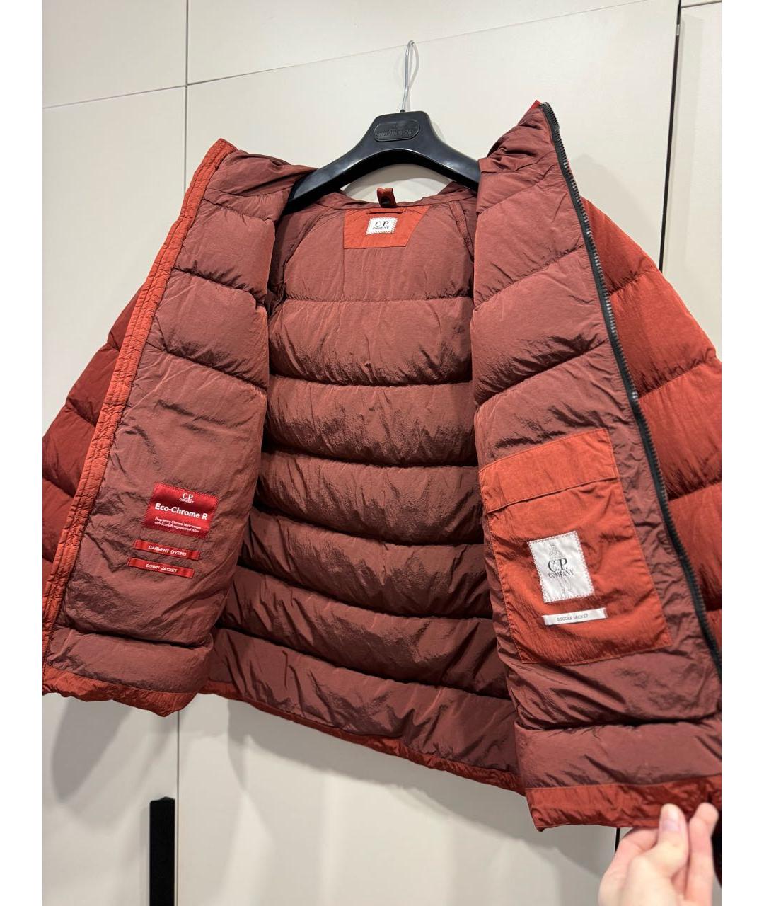 CP COMPANY Бордовый пуховик, фото 4