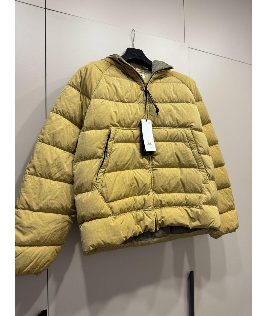 CP COMPANY Горчичный пуховик, фото 3
