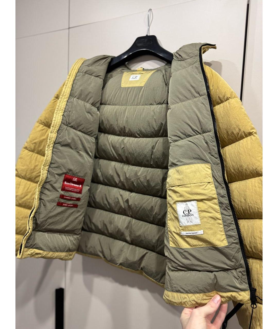 CP COMPANY Горчичный пуховик, фото 4
