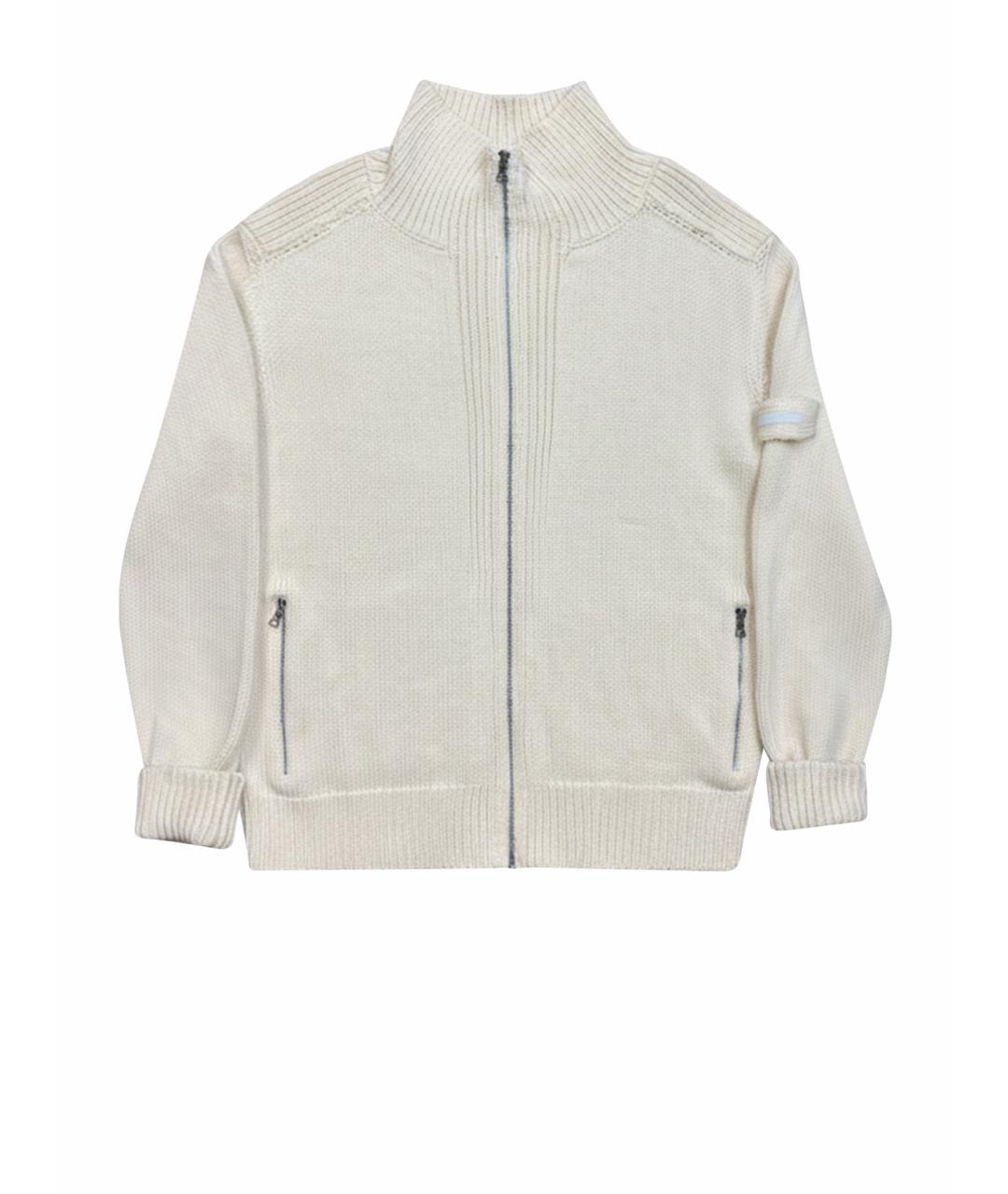 PRADA Бежевый шерстяной джемпер / свитер, фото 1