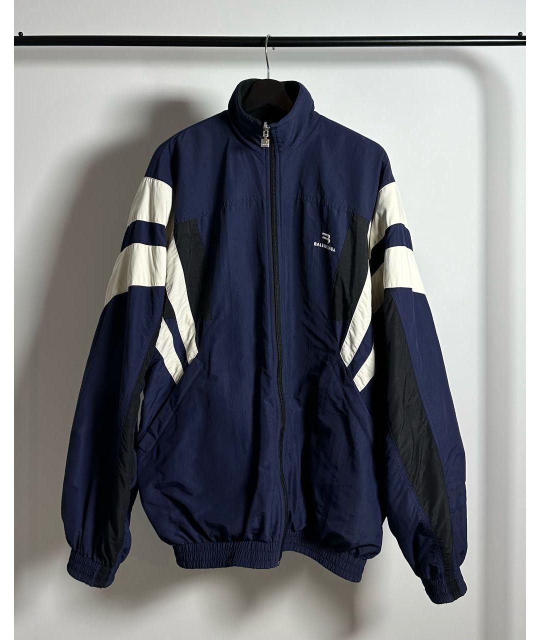 BALENCIAGA Темно-синяя куртка, фото 9