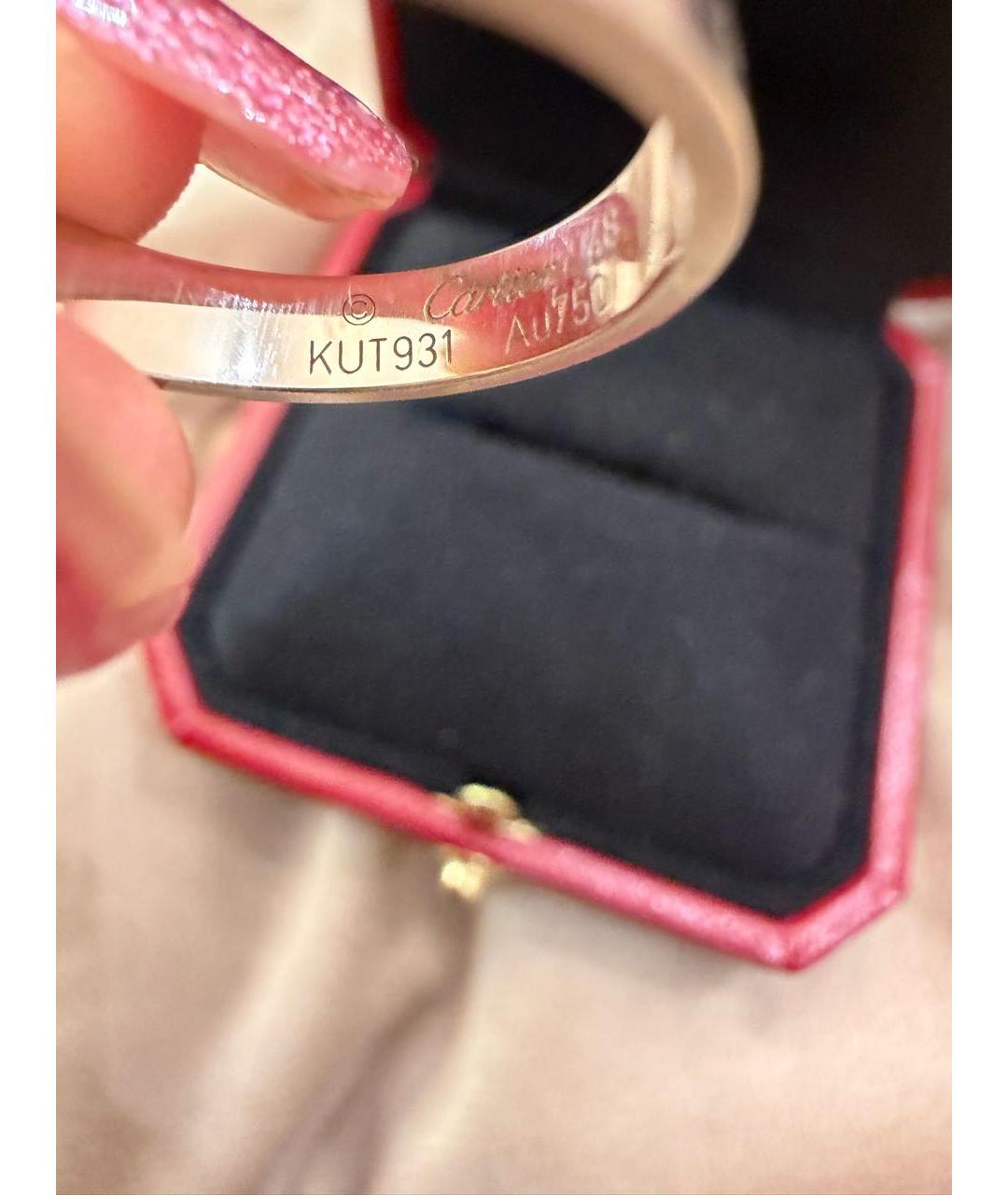 CARTIER Белое кольцо из белого золота, фото 6